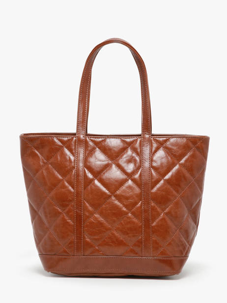 Handtas Cabas Cuir Leder Vanessa bruno Bruin cabas cuir 84V40378 ander zicht 4
